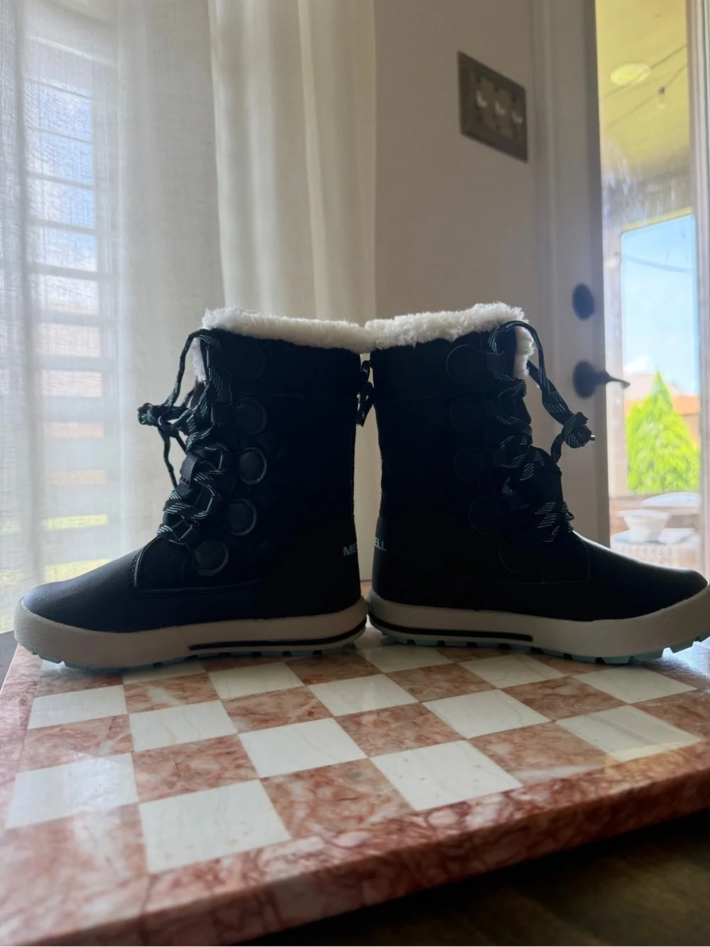 Merrell Navy Kids Winter Boots
